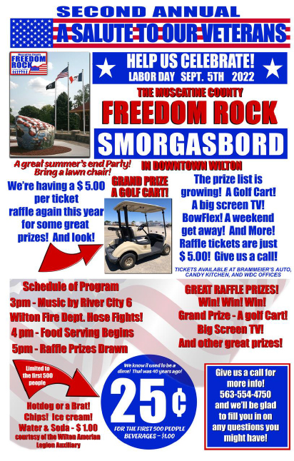 Muscatine County Freedom Rock Smorgasbord