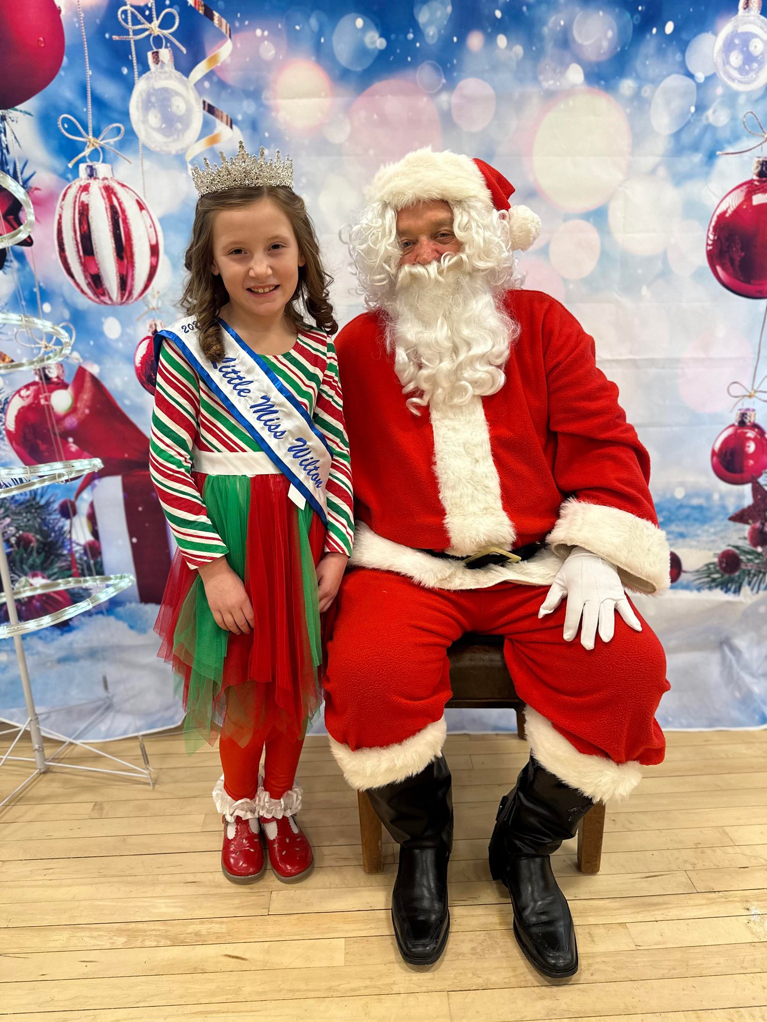 Santa and Little Miss Founders Day