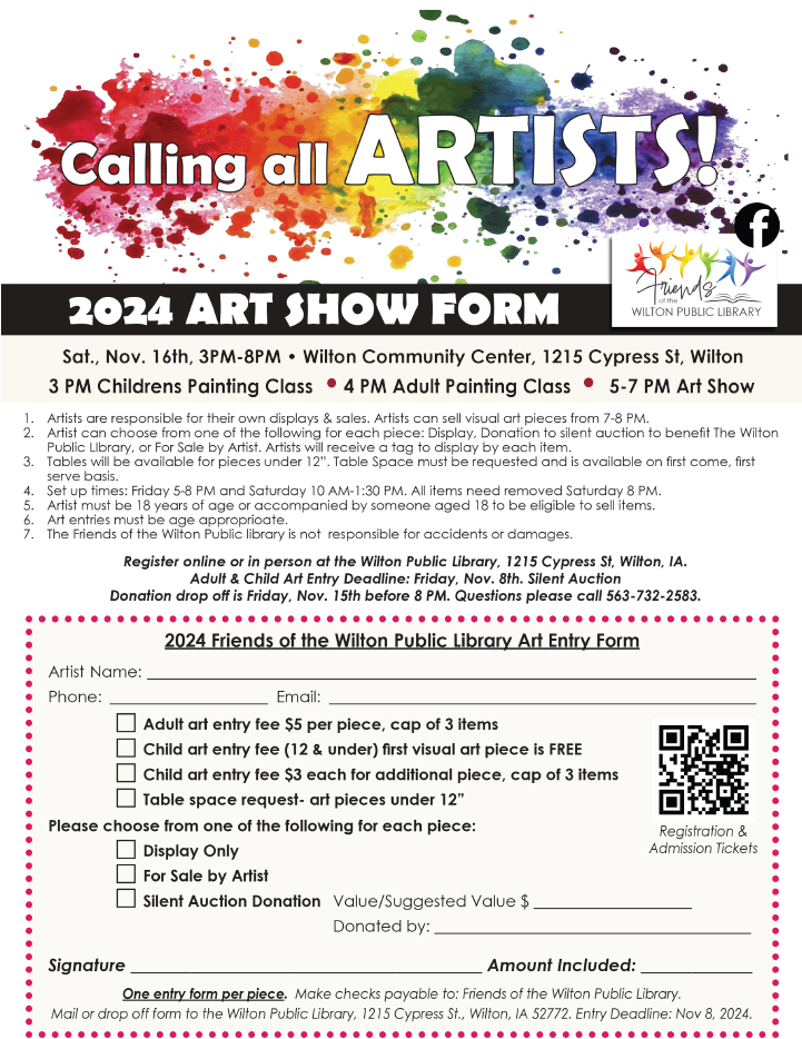 Art & Wine Show Registration